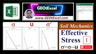 Learn Effective Stress Calculation with Excel Spreadsheets [upl. by Oiludbo195]