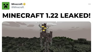 MOJANG JUST LEAKED MINECRAFT 122 amp MINECRAFT LIVE 2024 [upl. by Igic]