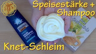 Slime KnetSchleim aus Speisestärke und Shampoo  nur 2 Zutaten [upl. by Arraeit496]