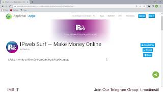 Earn with ipweb earning  IPWeb Surf Earning Apps or Site Related Info [upl. by Ihsakat]