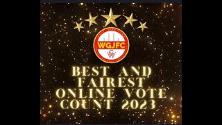 2023 WGJFC Best amp Fairest [upl. by Namrej]