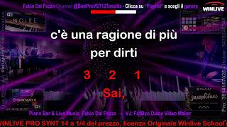 775 Una ragione di più KARAOKE VST Fabio Dal Pozzo Jazz Trio base demo [upl. by Ailaroc]