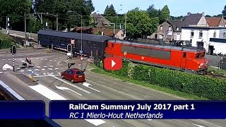 RailCam summary and highlights July 2017 part 1 [upl. by Sollie]