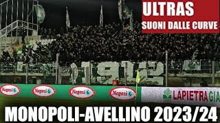 MonopoliAvellino Serie C 03022024 VIDEOTIFO ENTRATA CURVA SUD  TIFO  ESULTANZA GOAL [upl. by Rotsen]