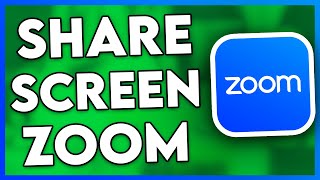 How to Share Screen on Zoom 2024 [upl. by Yrtneg]