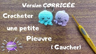 7 GAUCHER CROCHET Débutant FR  tutoriel dune petite pieuvre VERSION CORRIGÉE [upl. by Verina135]