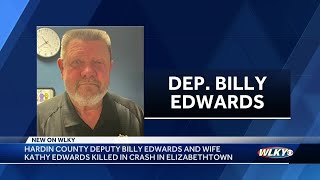 Hardin County Deputy Billy Edwards and wife Kathy Edwards killed in crash in Elizabethtown [upl. by Whiteley]