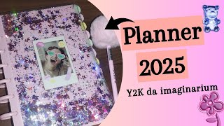 Planner 2025 de discos Y2K com glitter da imaginarium [upl. by Muller962]