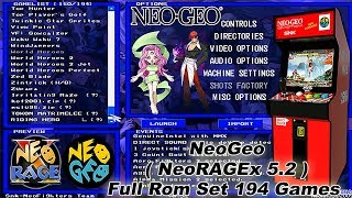 NeoGeo  NeoRAGEx 52  Full Rom Set Complete Pack Download [upl. by Eatnoled]