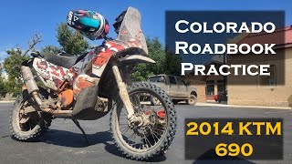 2024 Colorado Roadbook Practice on the Kit690 [upl. by Kimberley]