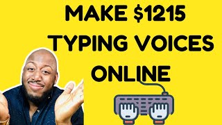 Earn Up To 1215 Typing Online  GoTranscript Review [upl. by Ennovyahs]