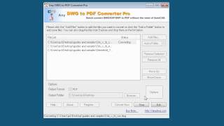 How it works Any DWG to PDF Converter Pro [upl. by Innob]