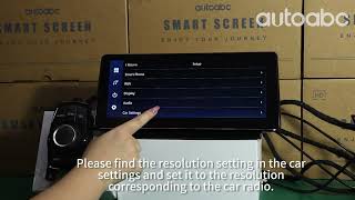 How to set OEM radio resolution on BMW Linux screen [upl. by Chong]