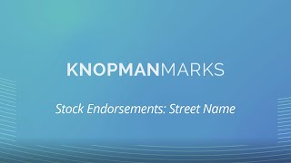 Stock Endorsements What is a Street Name  SIE Exam  Knopman Marks Financial Training [upl. by Zetnod604]