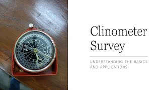 Surface Profile Using Clinometer SurveyDip amp Strike MeasurmentInstrumental Survey [upl. by Nasar]