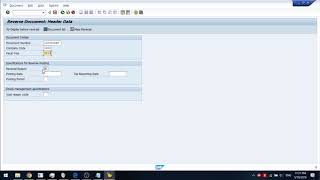 Cara Reverse Document pada SAP [upl. by Libenson]