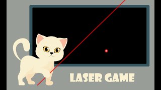 Cat games LASER A fun video for cats to watch [upl. by Ahsinnod]