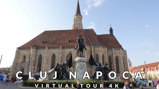 ClujNapoca Virtual Tour 4K Explore the capital of Transylvania [upl. by Miza]