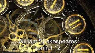 William Shakespeares sonnet 12 [upl. by Orhtej831]