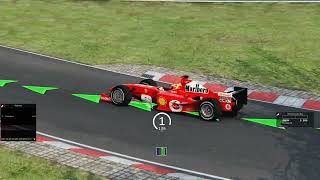 Assetto Corsa  Ferrari F2004 Nurburgring Nordshleife Endurance Cup  Watch Me Cook [upl. by Okier135]