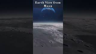 What does the Earth look like from the Moon  space sun shorts [upl. by Nekcerb]