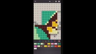 Cross Stitch Color by Number by Eyewind  free offline puzzle game for Android and iOS  gameplay [upl. by Anielram481]