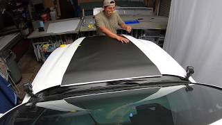 how to install hood wrap on a Toyota Tacoma [upl. by Havard624]