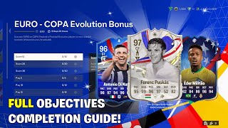 How To Complete EURO  COPA EVOLUTION BONUS Objectives  FC 24 Ultimate Team [upl. by Theodoric]