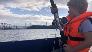 Mackerel Fishing on the Firth of Forth July 2018 [upl. by Eamaj]