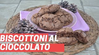 Biscottoni al cioccolato con gocce di cioccolato  Divertirsi in cucina [upl. by Nodnahs712]