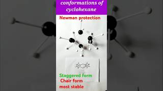 Conformations of cyclohexaneNewman projection for eclipsed and staggered formclass11chemistry [upl. by Ethben192]