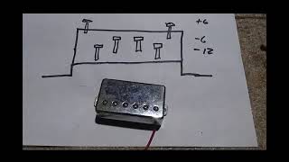 Changing the tone of a humbucker with screws [upl. by Nner]