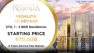 Regalia by Deyaar Residences at Business Bay Dubai [upl. by Kaye]