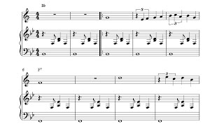 La Paloma  Trumpet sheet music [upl. by Ybanrab]