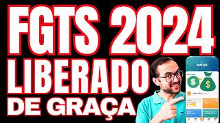 SAQUE TOTAL DO FGTS 2024 LIBERADO  COMO SACAR TODO FGTS NO SAQUE ANIVERSÁRIO ANTECIPADO DE GRAÇA [upl. by Aivirt]