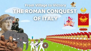 The History of Rome How did Ancient Rome Conquer Italy [upl. by Tristis196]