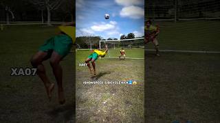 Ishow Speeds Bicycle Kick 🥶😱 shorts ronaldo ishowspeed shortsvideo [upl. by Eihcra]