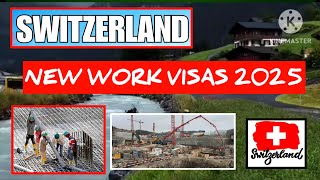 How to apply for Switzerland work permit They grant 8500 Work Visas in 2025  New QuotaIdealimm [upl. by Marquita]