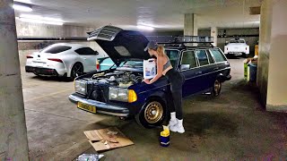 Garage Day W123 SLS Suspension Fluid Flush amp Filter Change [upl. by Hezekiah48]