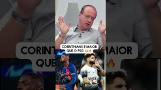 Neto COMPARA tamanho do Corinthians com PSG shorts futebol [upl. by Dewayne354]