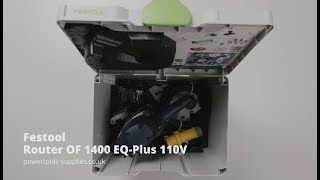 Festool Router OF 1400 EQPlus 110V  576209 [upl. by Broddy]