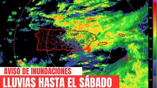 Alerta por intensas lluvias en puertorico [upl. by Takken]