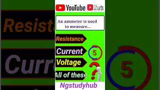 Ammeter is used for knowledge shortvideo [upl. by Vig]