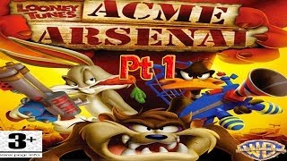 Looney Tunes Acme Arsenal Gameplay pt1 xbox 360 [upl. by Hseham882]