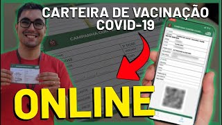 COMO TIRAR O CERTIFICADO DE VACINAÇÃO COVID19 PELO CELULAR CARTEIRA DE VACINAÇÃO COVID19 DIGITAL [upl. by Orofselet]