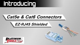 Introducing Cat5e amp Cat6 Connectors EZRJ45 Shielded [upl. by Haropizt747]