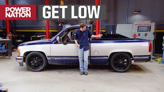 Lowering a Chevy Silverado to a Street Truck Stance  Truck Tech S1 E6 [upl. by Yankee]