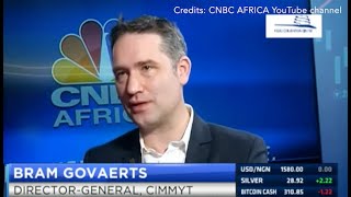 CNBC Africa Interview with Dr Bram Govaerts [upl. by Gnehp]