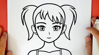 COME DISEGNARE UNA RAGAZZA MANGA [upl. by Eeraj]