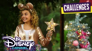 Decorating Christmas Tree Challenge 🎄  Holidays Unwrapped  Disney Channels Epic Holiday Showdown [upl. by Eniawd]